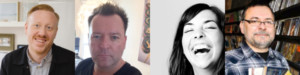 photos for Michael Dawson, Brian Hetherman, Jen McKerral, Rob Oakie